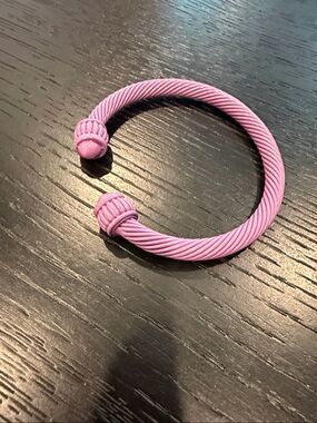 Plunder Purple Twisted Open Cuff Bracelet
